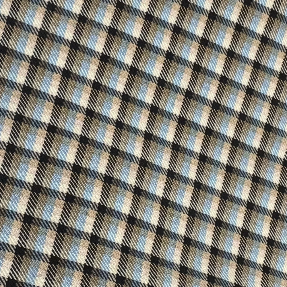 Theory Women Treeca 4 Cropped Check Pants Size:12 Blue Plaid Stretch Viscose